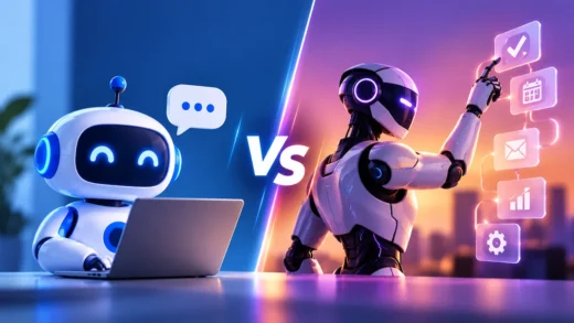 AI Agents vs AI Chatbots